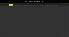 Desktop Screenshot of boucheriemorinetfils.com